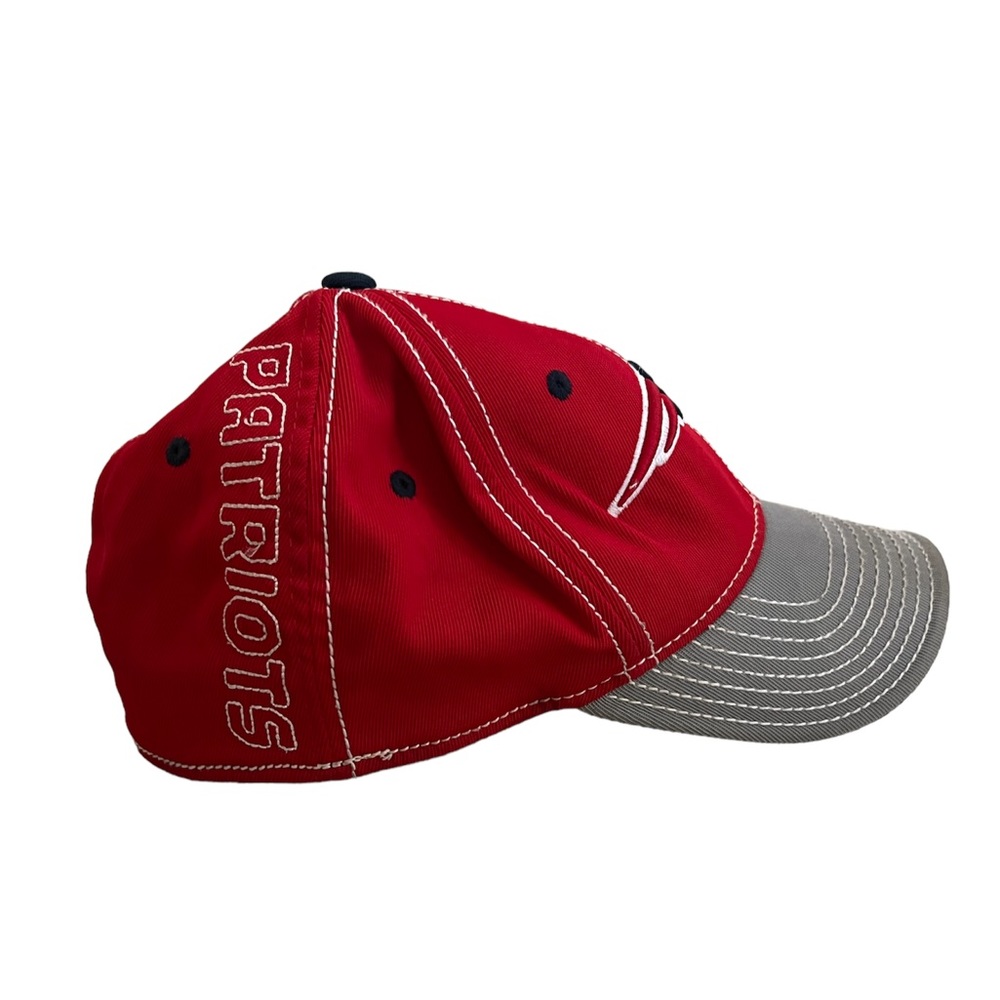 Mens NFL Reebok Red & Gray New England Patriots Hat - Picture 2 of 5